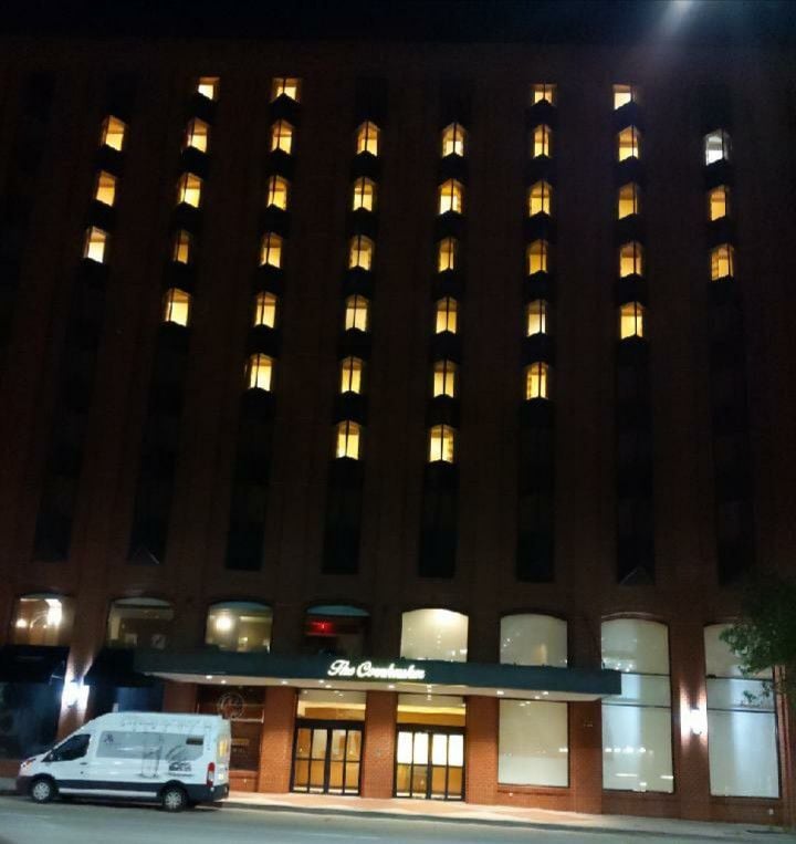 Downtown ghost town